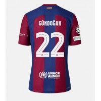 Barcelona Ilkay Gundogan #22 Replica Home Shirt 2023-24 Short Sleeve
